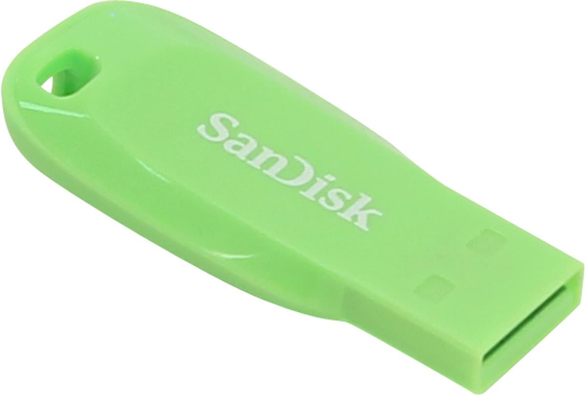 Cruzer Blade - USB flash drive - 32 GB - USB 2.0 - electric green thumbnail