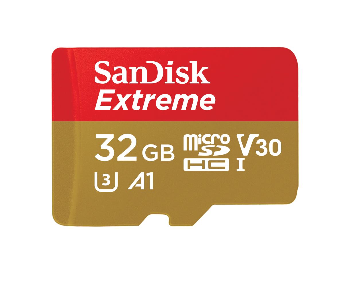 EXTREME MICROSDHC 32GBFOR ACTION CAMS AND DRONES + thumbnail