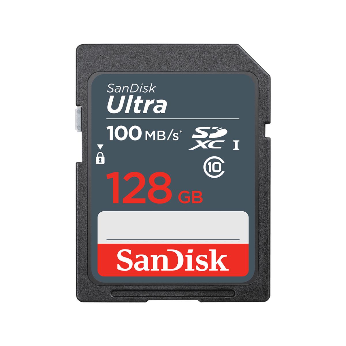 128GB Ultra SDXC Class 10 UHS-I Card 100MB/s thumbnail