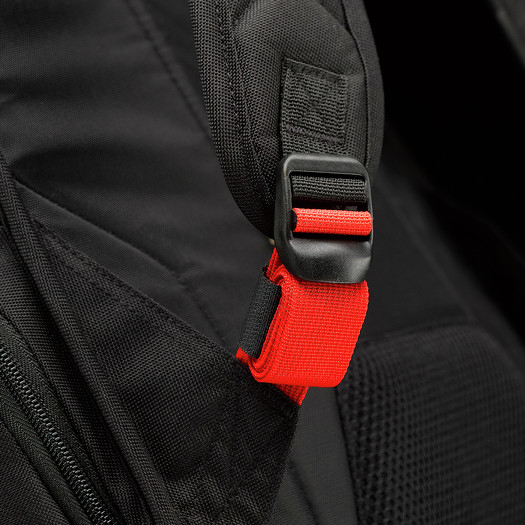 BLACK NYLON BACKPACK FOR LAPT thumbnail