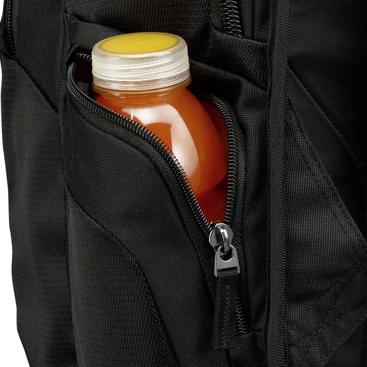 BLACK NYLON BACKPACK FOR LAPT thumbnail