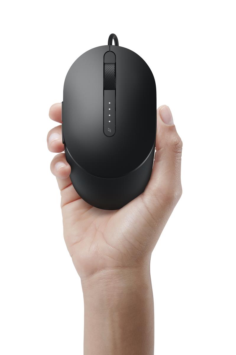 LASER WIRED MOUSE MS3220 BLACK thumbnail