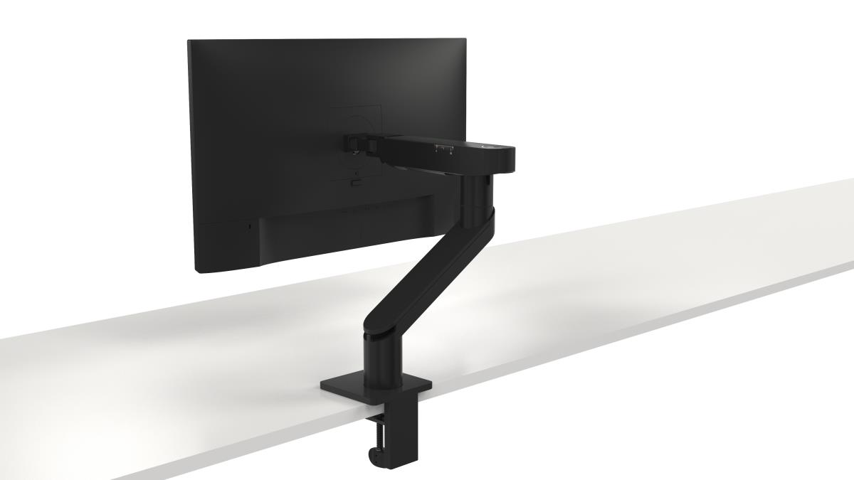 Single Monitor Arm - MSA20 - Mounting kit - adjustable arm - for LCD display - metal - black - screen size: 19