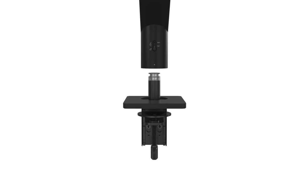 Single Monitor Arm - MSA20 - Mounting kit - adjustable arm - for LCD display - metal - black - screen size: 19