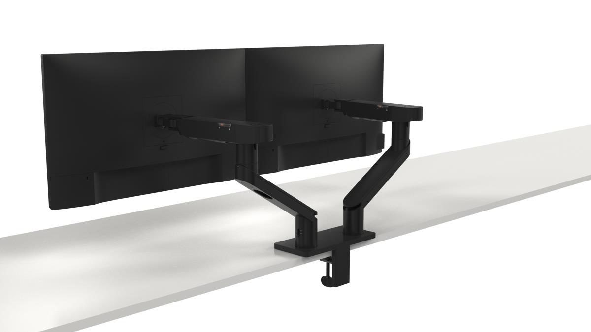 Dual Monitor Arm - MDA20 - Mounting kit - adjustable arm - for 2 LCD displays - black - screen size: 19