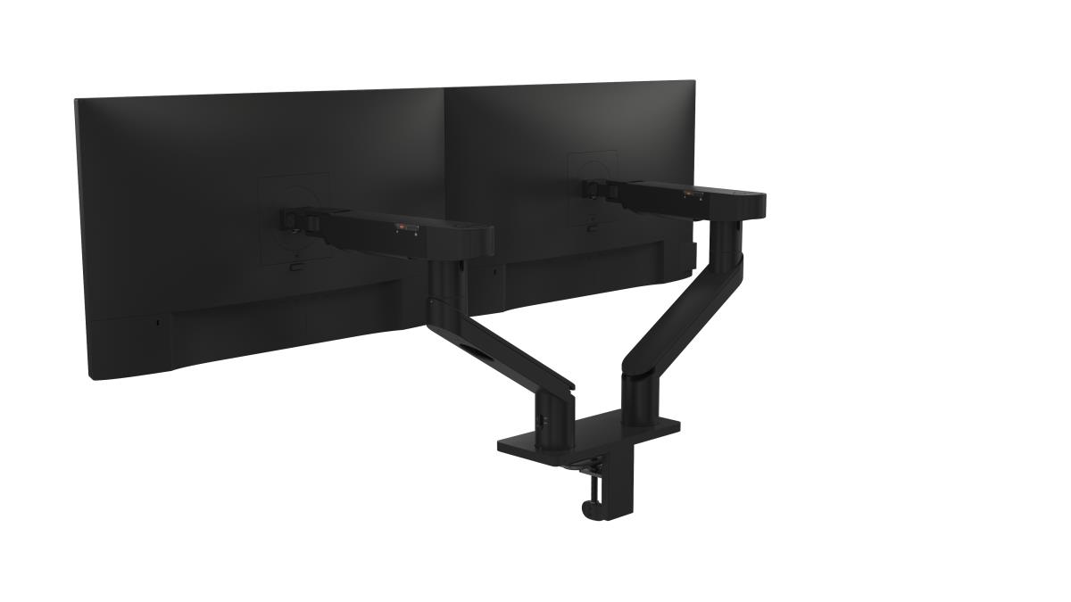 Dual Monitor Arm - MDA20 - Mounting kit - adjustable arm - for 2 LCD displays - black - screen size: 19
