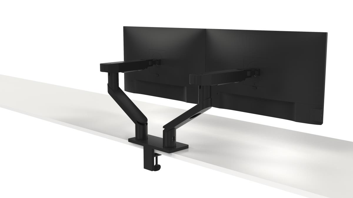 Dual Monitor Arm - MDA20 - Mounting kit - adjustable arm - for 2 LCD displays - black - screen size: 19