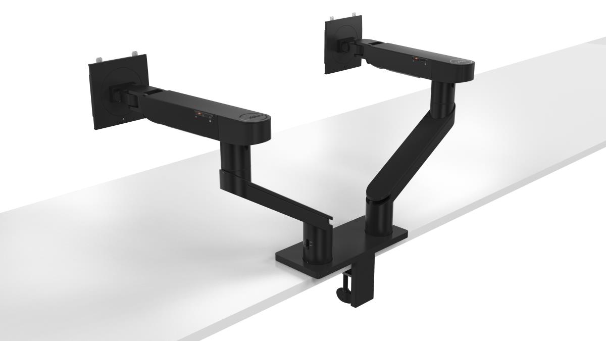 Dual Monitor Arm - MDA20 - Mounting kit - adjustable arm - for 2 LCD displays - black - screen size: 19