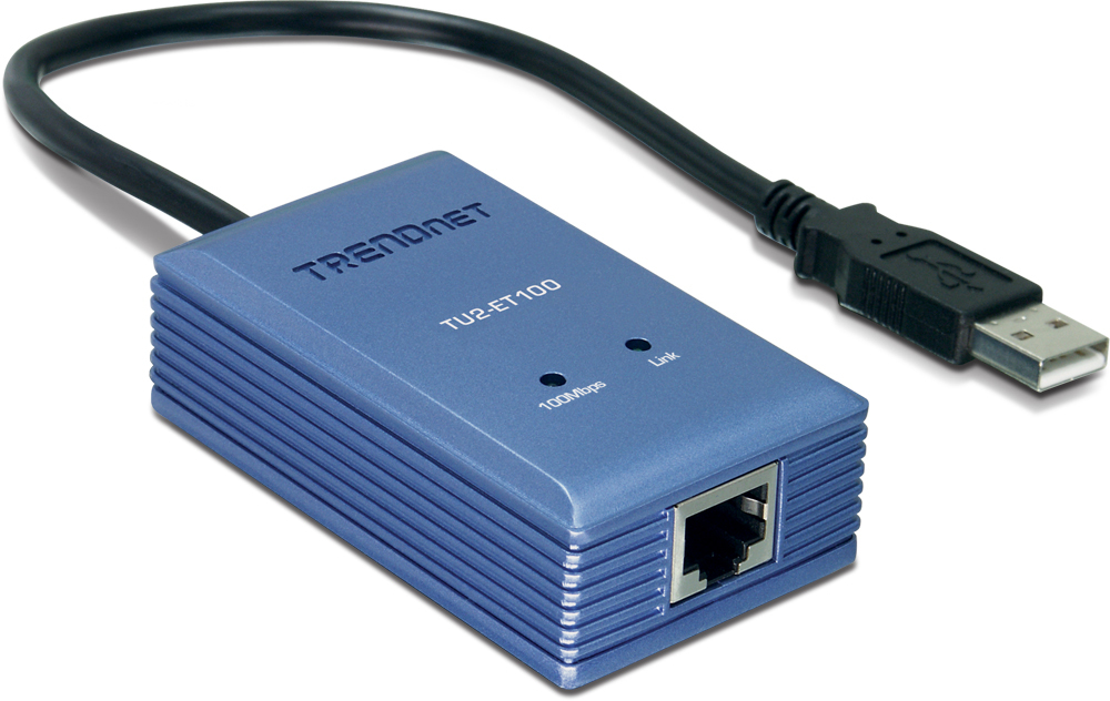 EU Product - USB-Adapter USB-A2.0->Fast Ethernet           weiss thumbnail