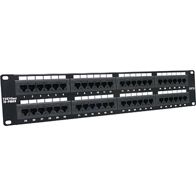 EU Product - Patchpanel 48-Port Cat6    ungeschirmt  19