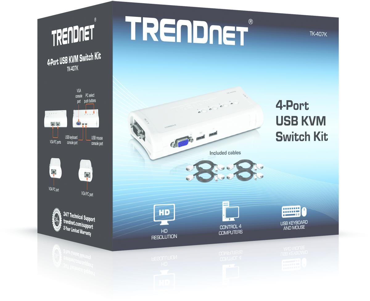 EU Product - KVM  4-Port USB Switch Kit thumbnail