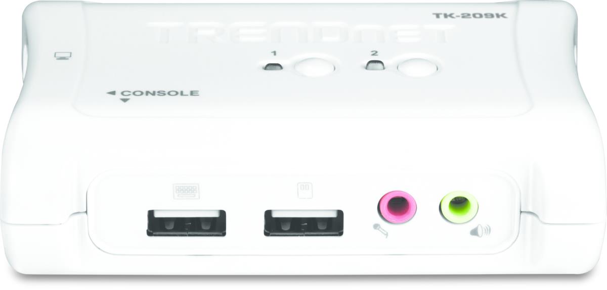 EU Product - KVM  2-Port USB Switch Kit mit Audio thumbnail