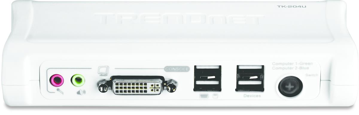 EU Product - KVM  2-Port DVI USB Switch mit Audio Kit thumbnail