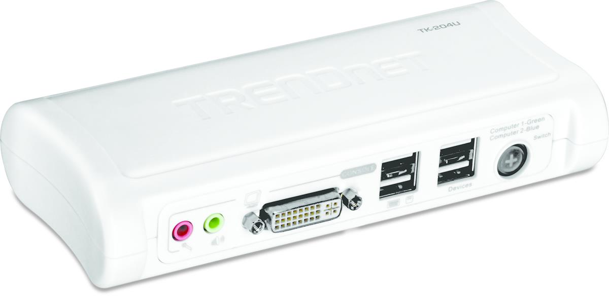 EU Product - KVM  2-Port DVI USB Switch mit Audio Kit thumbnail