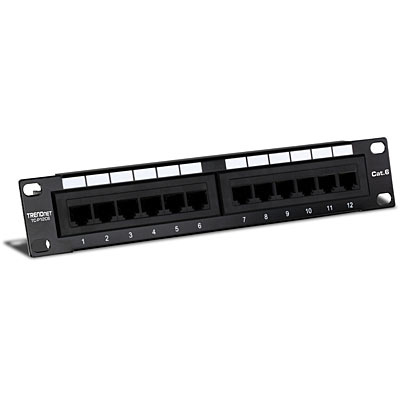 EU Product - Patchpanel 12-Port Cat6    ungeschirmt (10