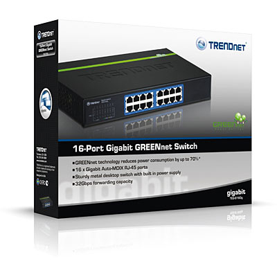 EU Product - Switch 16 Port Gbit Desktop                  Metall thumbnail