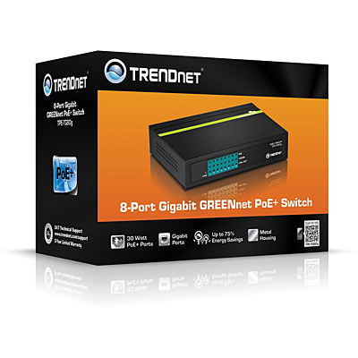 8-PORT GREENNET GIGABIT POE SWITCH thumbnail
