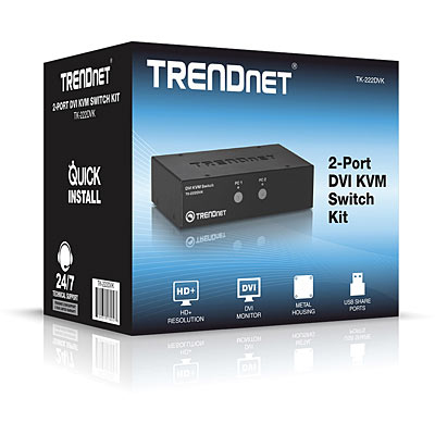 EU Product - KVM  2-port DVI Switch Kit thumbnail
