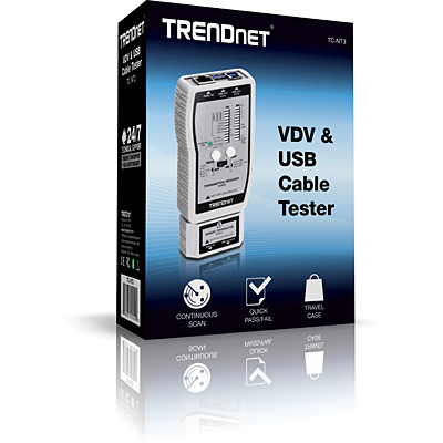 EU Product - Kabeltester mit Tasche VDV & USB bis zu 300m thumbnail