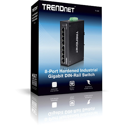 EU Product - Industrie Switch  8 Port Gbit Unman. L2 IP30 Metall thumbnail