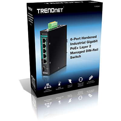 EU Product - Industrie Switch  6 Port Gbit Manag.L2+ PoE+ Metall thumbnail