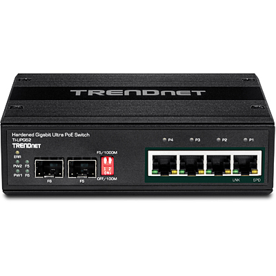 EU Product - Industrie Switch  6 Port Gbit PoE IP30       Metall thumbnail