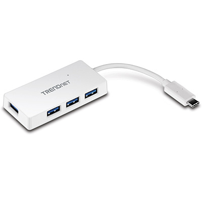 EU Product - USB-HUB 4-port USB3.0 Ultra-Mini-Hub an USB-C thumbnail