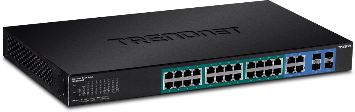 EU Product - Switch 28 Port Gbit Managed PoE+ 370W WebSmart 19