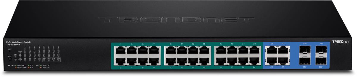 EU Product - Switch 28 Port Gbit Managed PoE+ 370W WebSmart 19