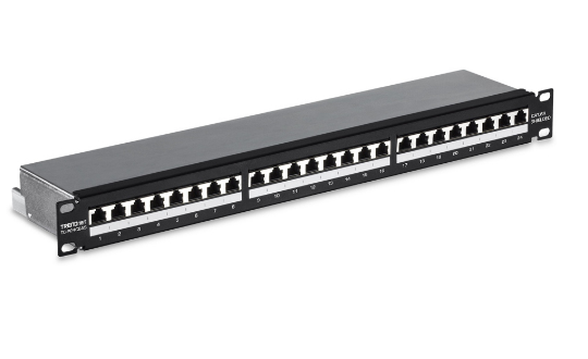 EU Product - Patchpanel 24-Port Cat6A     geschirmt  19