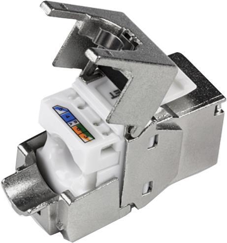 EU Product - Geschirmte Cat6A Keystone-Buchsen 6er-Pack thumbnail