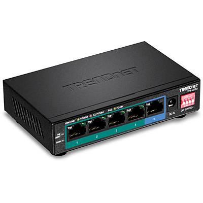 EU Product - Switch  5-Port Gbit PoE+ long range 200m 32W Metall thumbnail