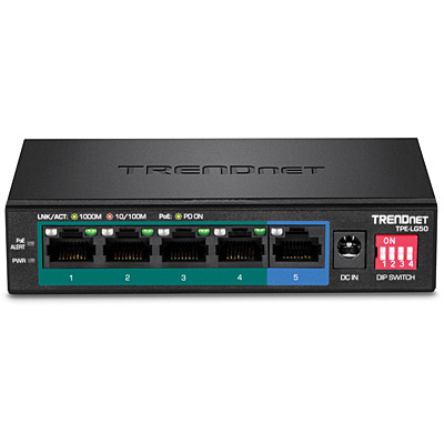 EU Product - Switch  5-Port Gbit PoE+ long range 200m 32W Metall thumbnail