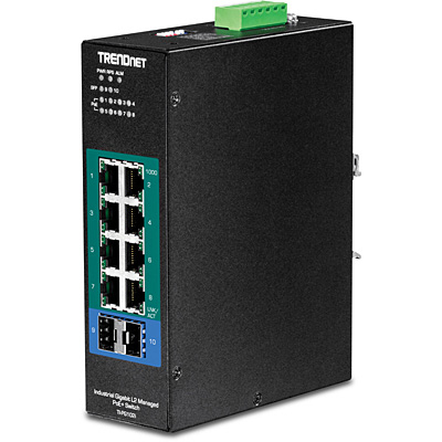 EU Product - Industrie Switch 10-port Gbit PoE+ L2   IP30 Metall thumbnail