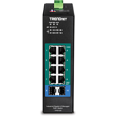 EU Product - Industrie Switch 10-port Gbit PoE+ L2   IP30 Metall thumbnail