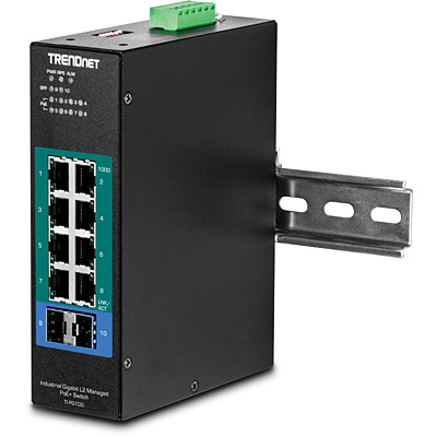 EU Product - Industrie Switch 10-port Gbit PoE+ L2   IP30 Metall thumbnail