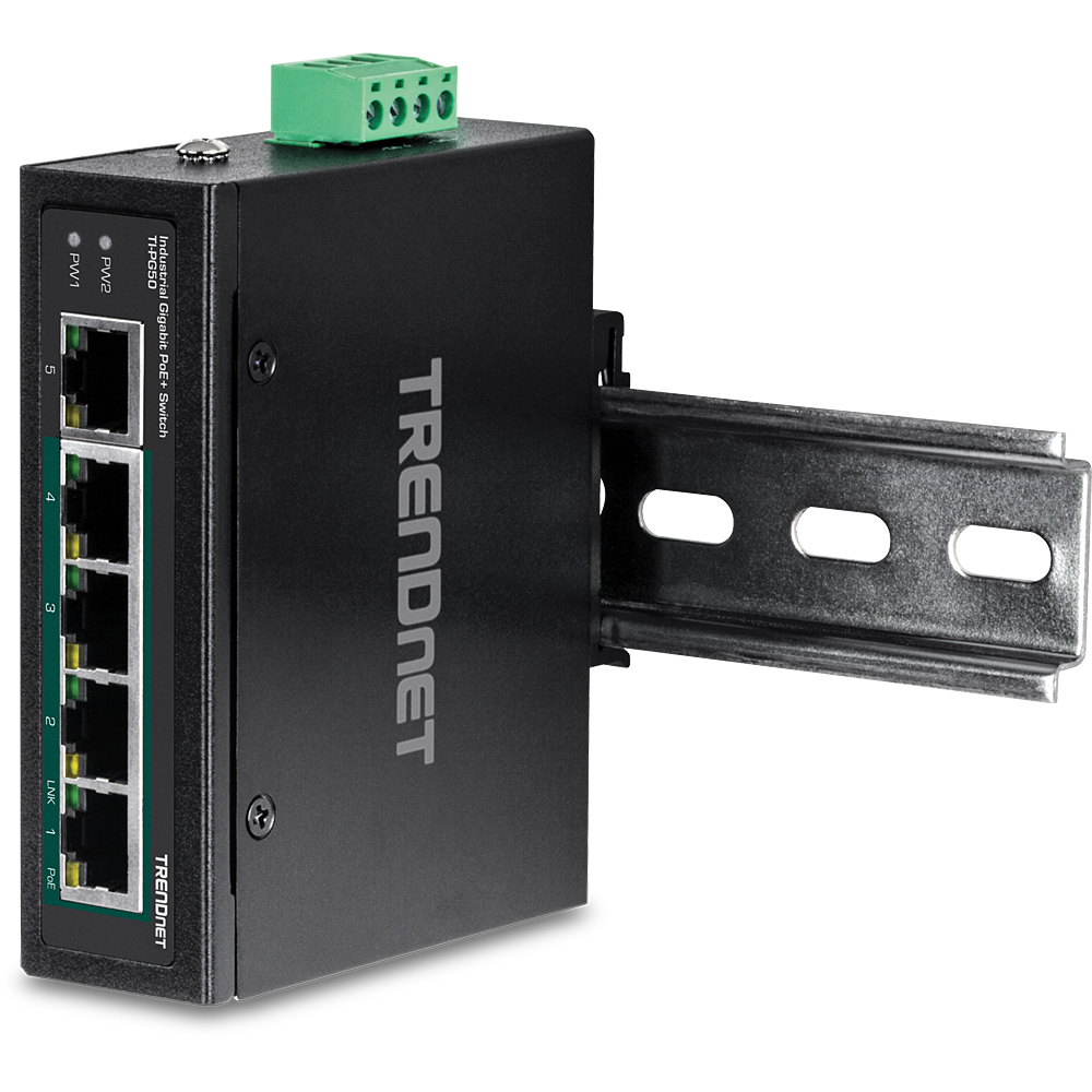 EU Product - Industrie Switch  5 Port Fast Eth. PoE+ L2 DIN-Rail thumbnail