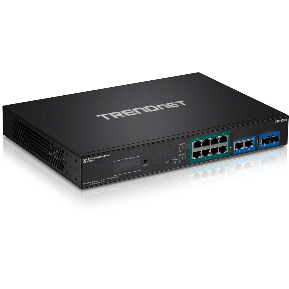 EU Product - Switch 12-Port Gigabit PoE+ Smart Surveillance thumbnail