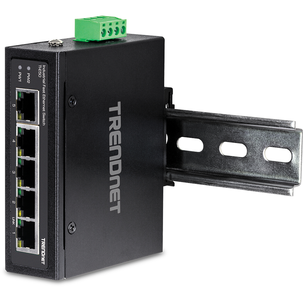 EU Product - Industrie Switch  5 Port Fast Ethernet  L2 DIN-Rail thumbnail