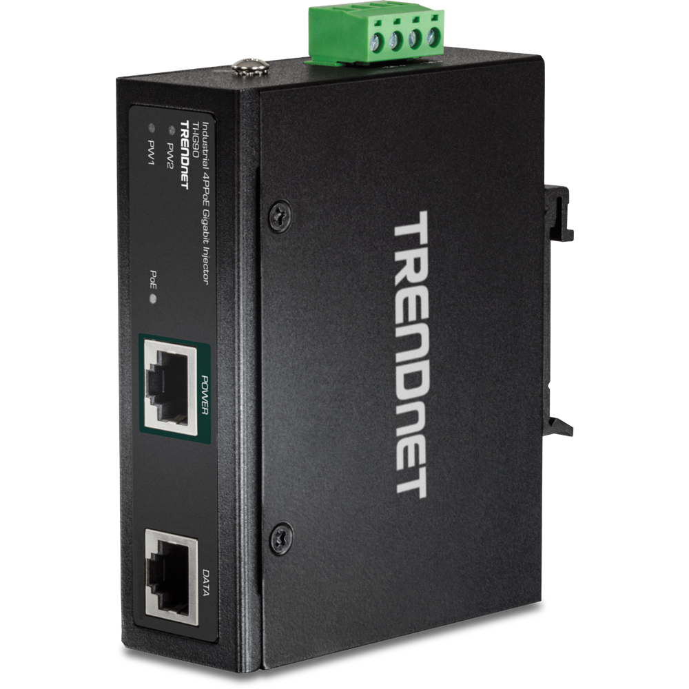 EU Product - Hardened Industrial 90W Gigabit 4PPoE Injector thumbnail