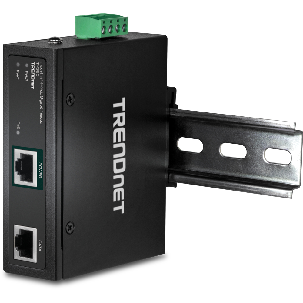 EU Product - Hardened Industrial 90W Gigabit 4PPoE Injector thumbnail