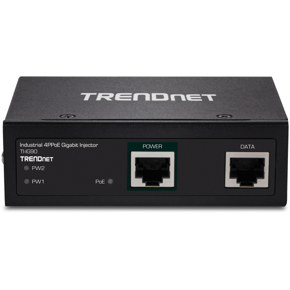 EU Product - Hardened Industrial 90W Gigabit 4PPoE Injector thumbnail