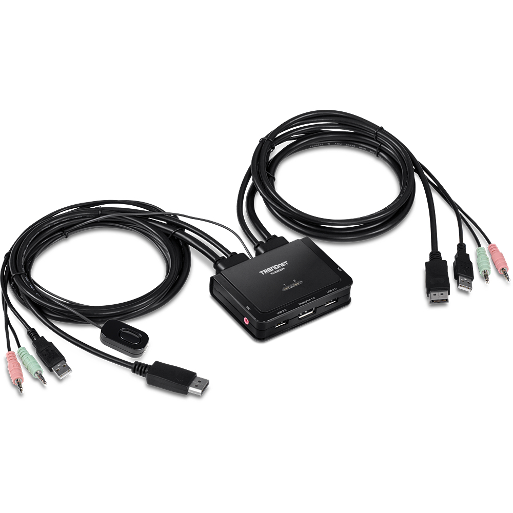 EU Product - KVM Switch 2-Port Kit 4K DisplayPort thumbnail