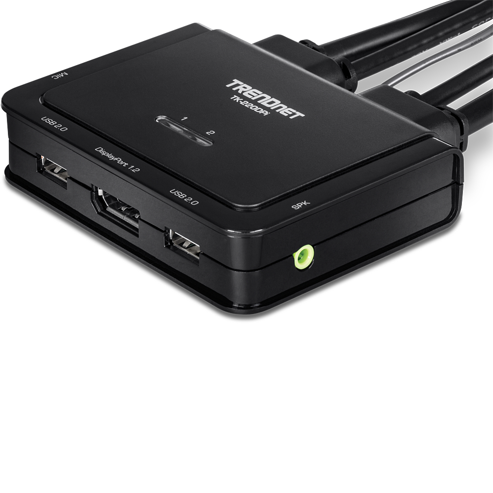 EU Product - KVM Switch 2-Port Kit 4K DisplayPort thumbnail
