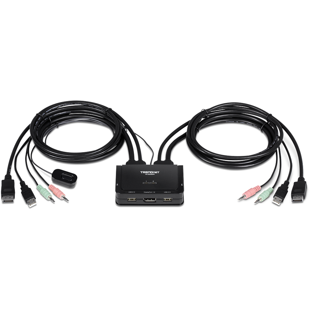 EU Product - KVM Switch 2-Port Kit 4K DisplayPort thumbnail