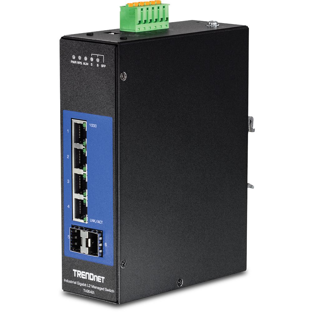 EU Product - Industrie Switch  6 Port Gbit Manag.L2+    DIN-Rail thumbnail
