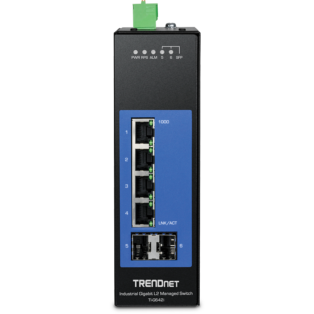 EU Product - Industrie Switch  6 Port Gbit Manag.L2+    DIN-Rail thumbnail