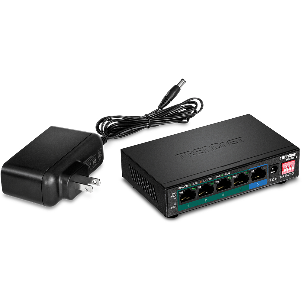 EU Product - Switch  5 Port Gbit PoE+  60W                Metall thumbnail