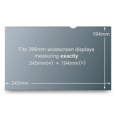 Privacy Filter for 15.6 Widescreen Laptop with COMPLY Attachment System (PF156W9B)193.7 x 344.5mm. . thumbnail