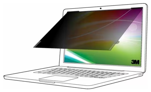 Bright Screen Privacy Filter - Notebook privacy filter - bright screen - removable - flip/adhesive - 14.4